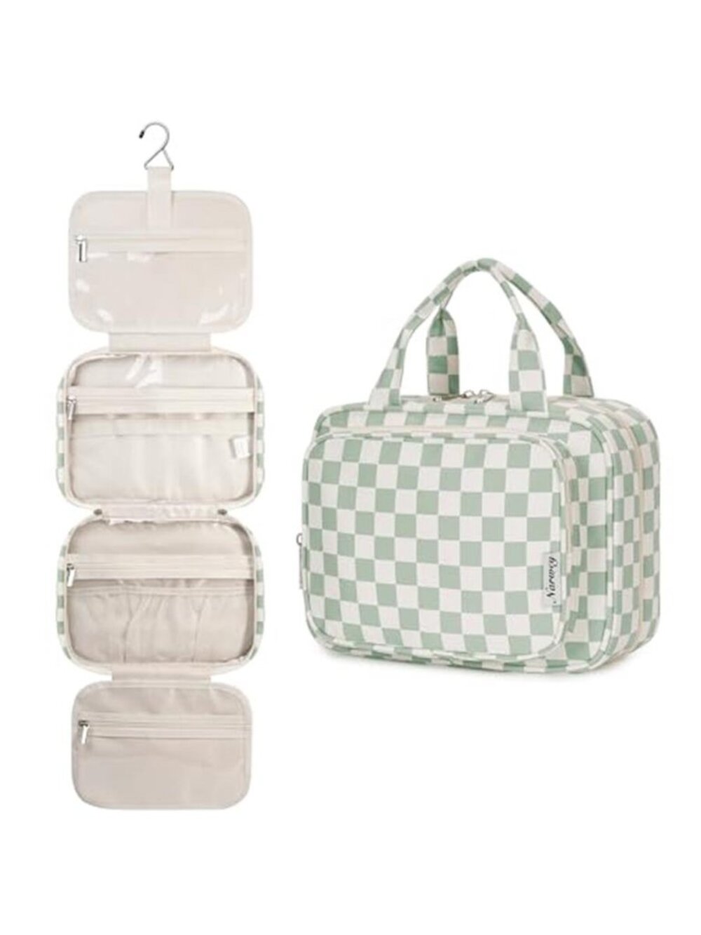 Large Travel Toiletry Bag Hanging Makeup Cosmetic Organizer Water Resistant Case